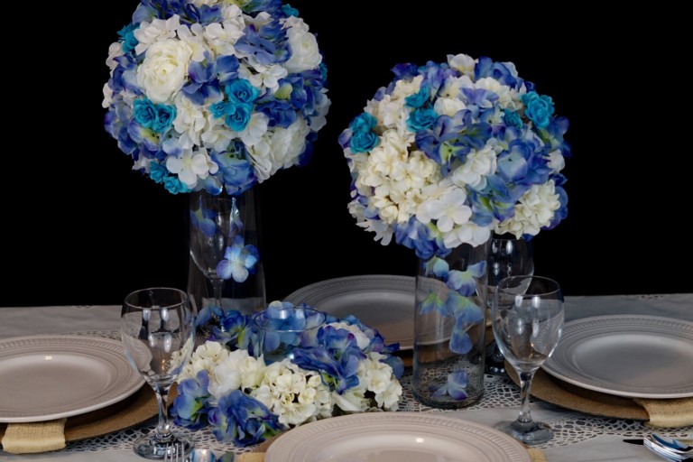 How To: DIY Tutorial Blue Skies Centerpiece