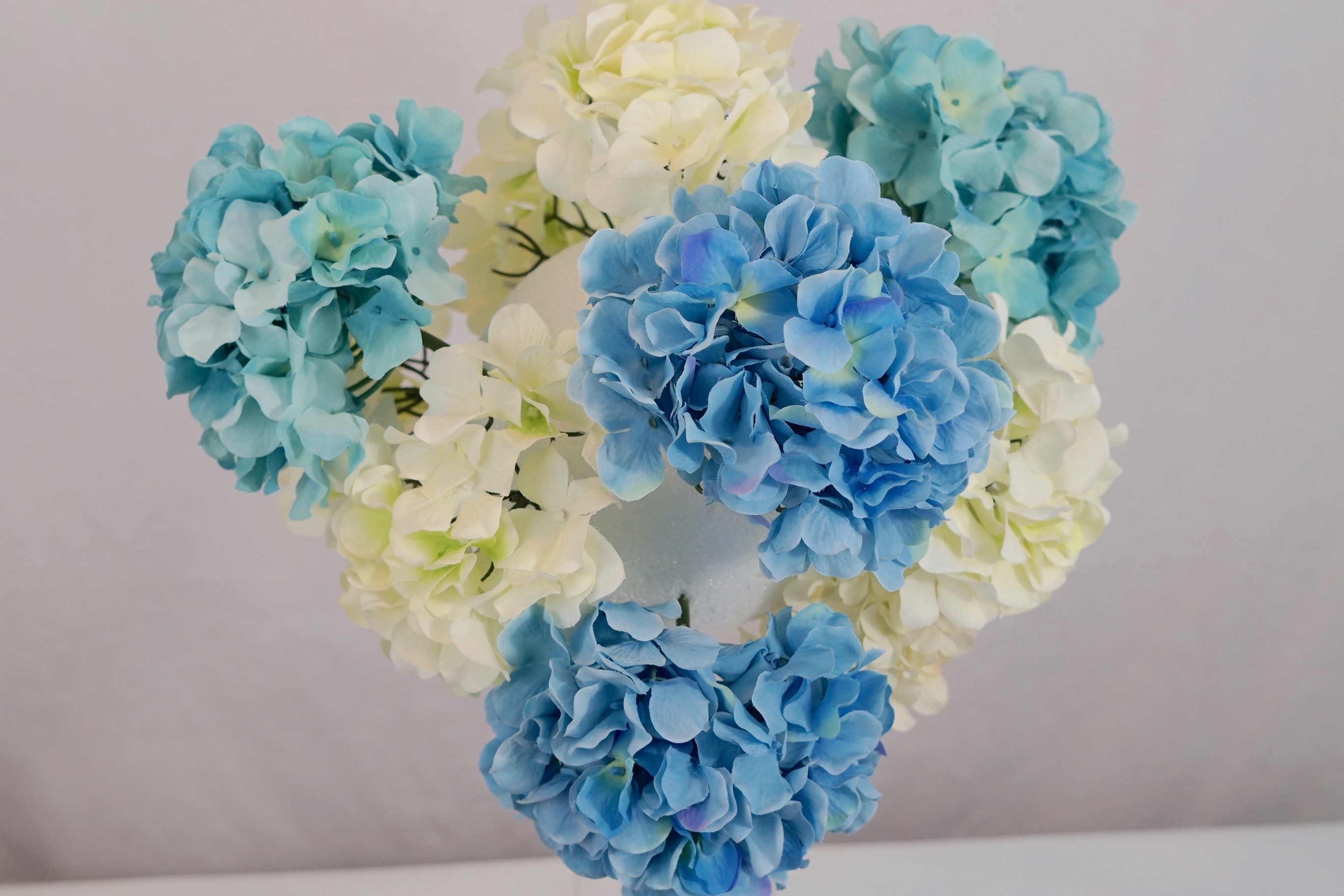 Blue Wedding Centerpiece