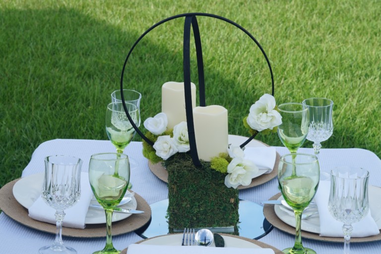 Full Circle Modern Garden Centerpiece