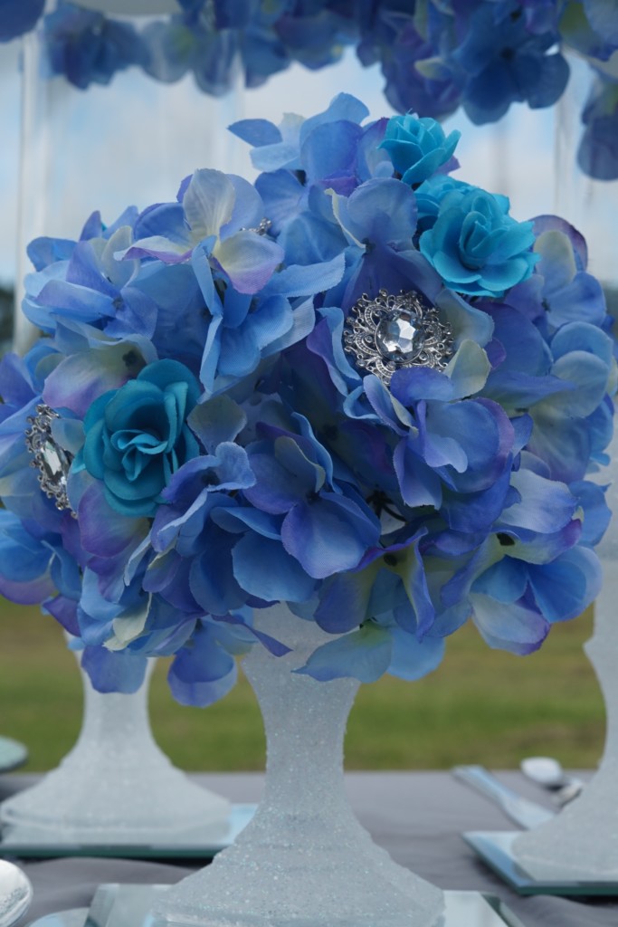 Dollar Tree Inspired Glitz Wedding Centerpiece