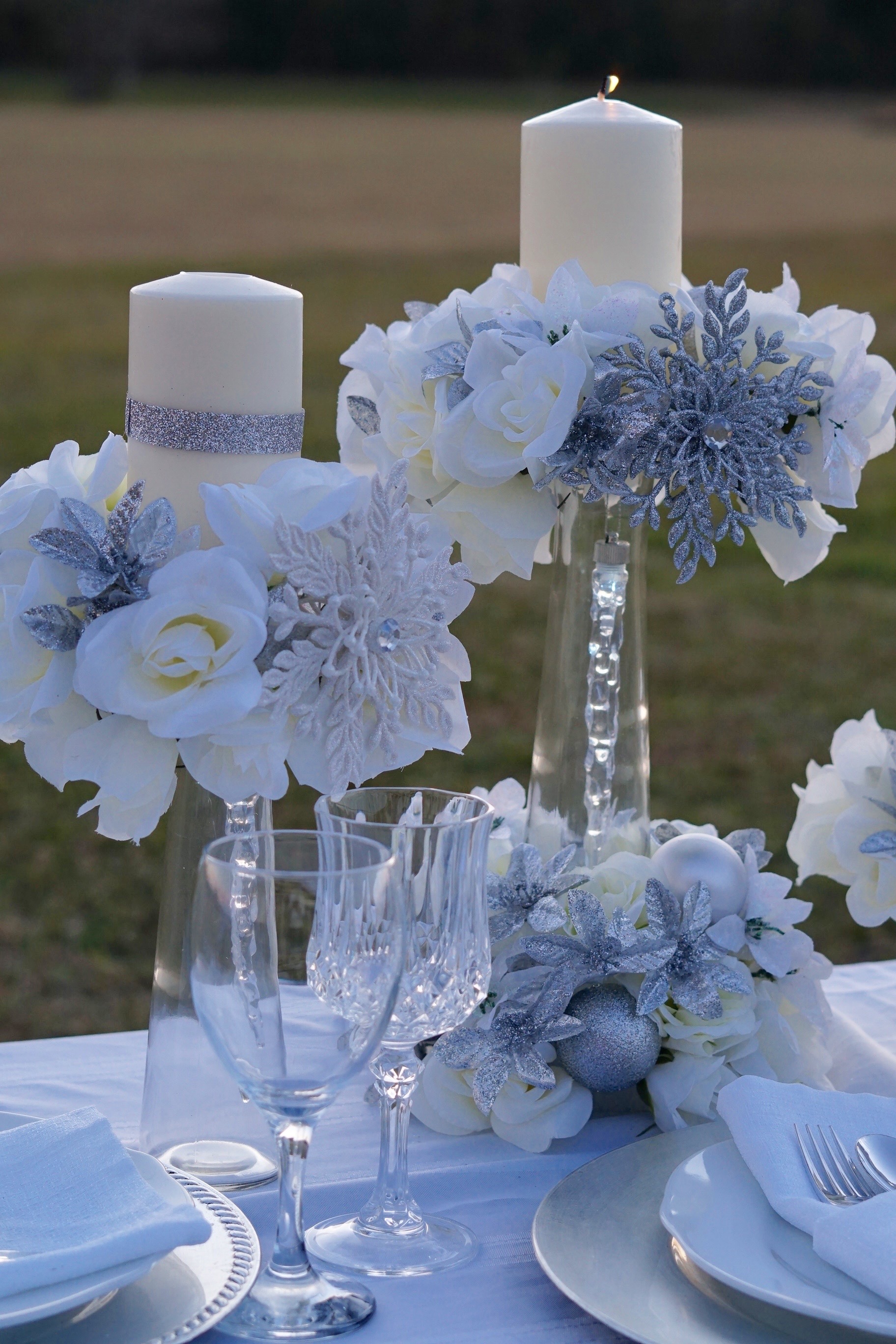 DIY Winter Wonderland Centerpieces  Decorations for Weddings by
