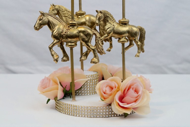 Adorable and Affordable Carousel Wishes Centerpiece