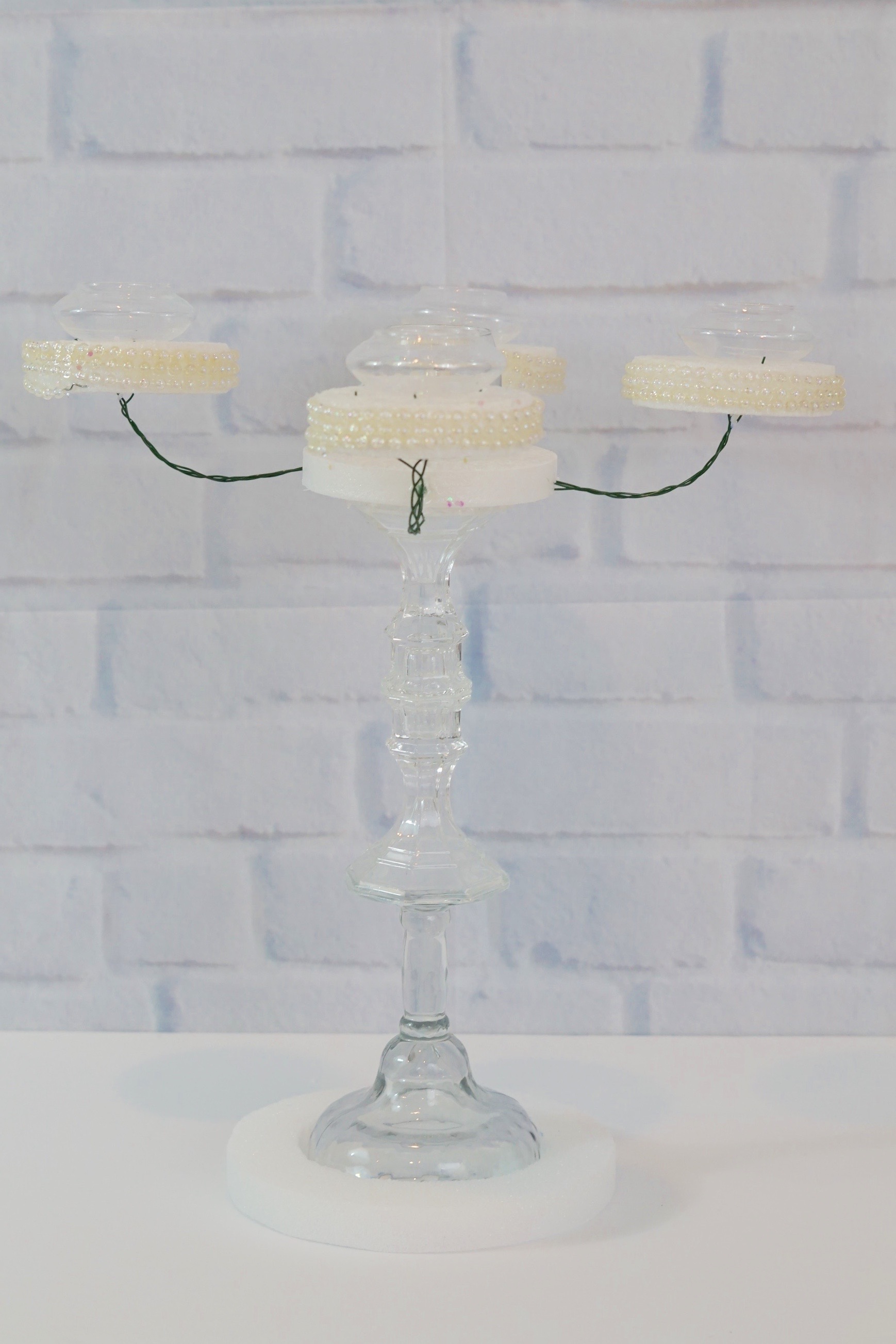 Classic Candelabra Wedding Centerpiece