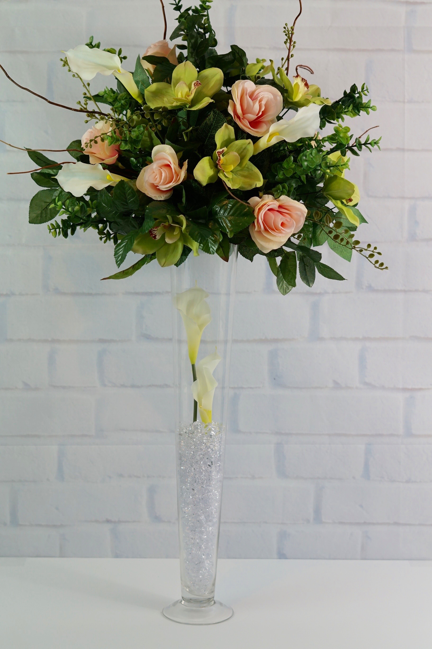 Tall Romantic Centerpiece 21