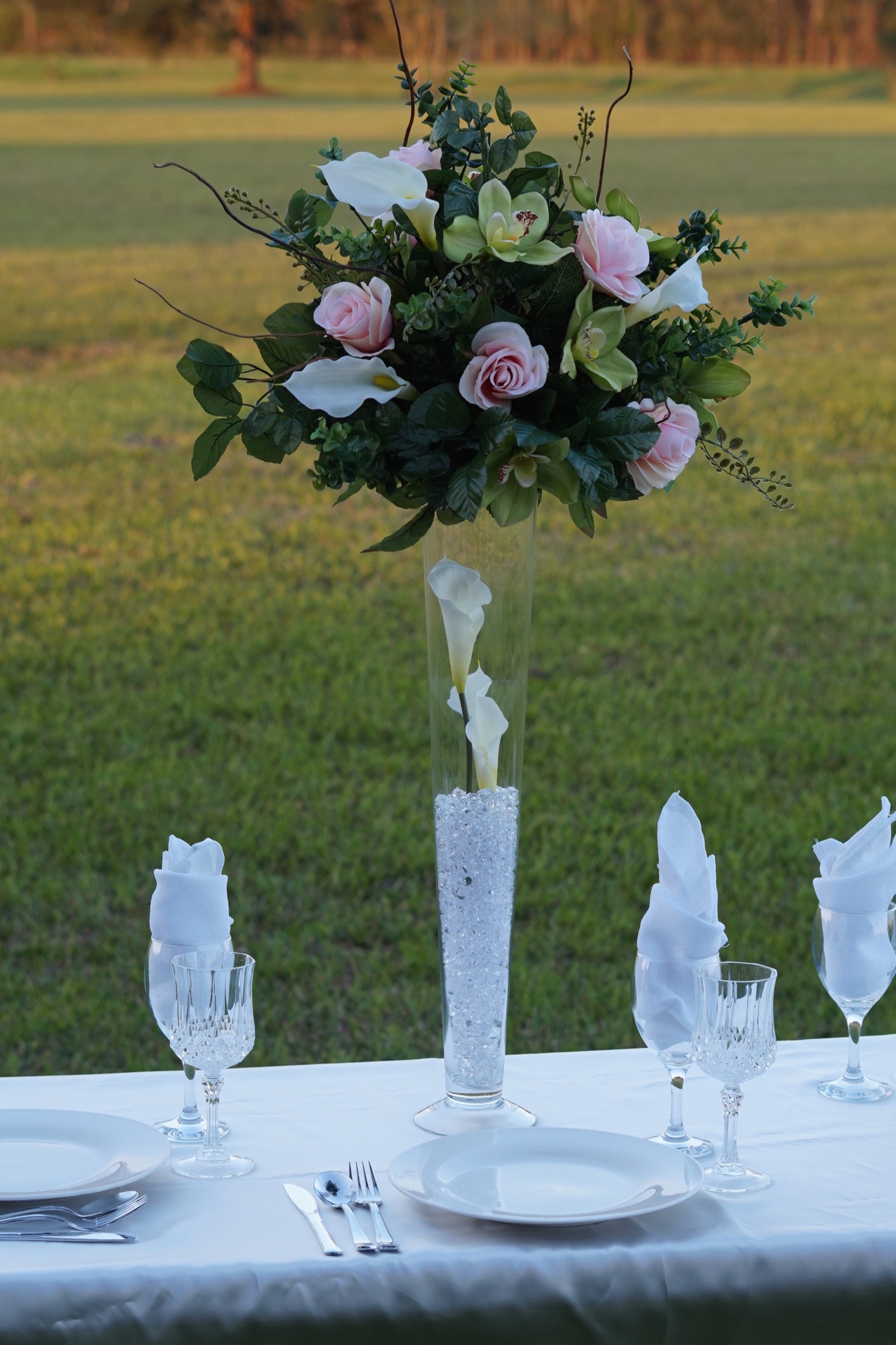 Tall Romantic Centerpiece 26