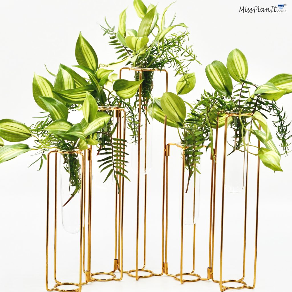 geometric wedding centerpieces