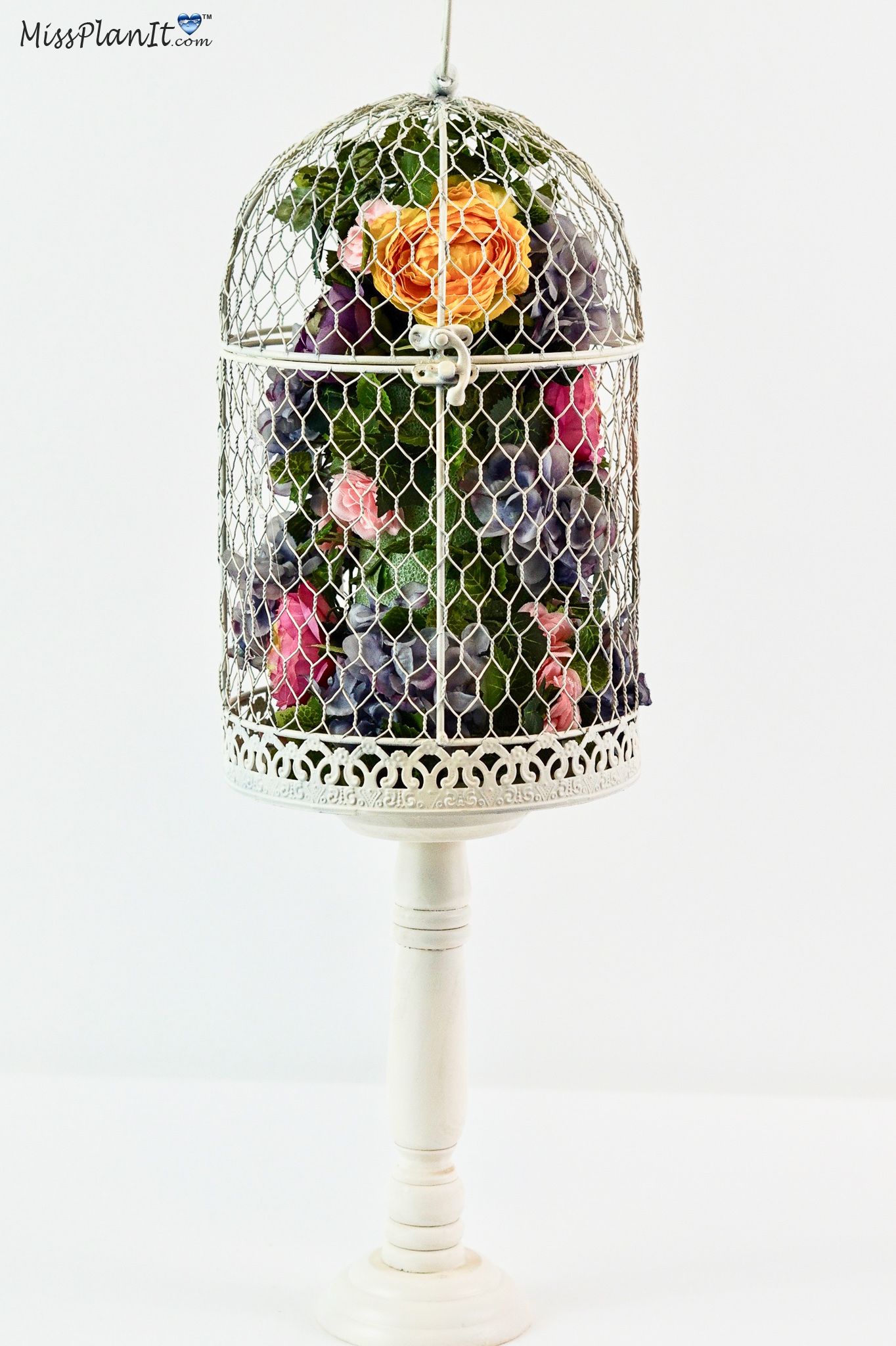 Birdcage Garden Wedding Centerpiece