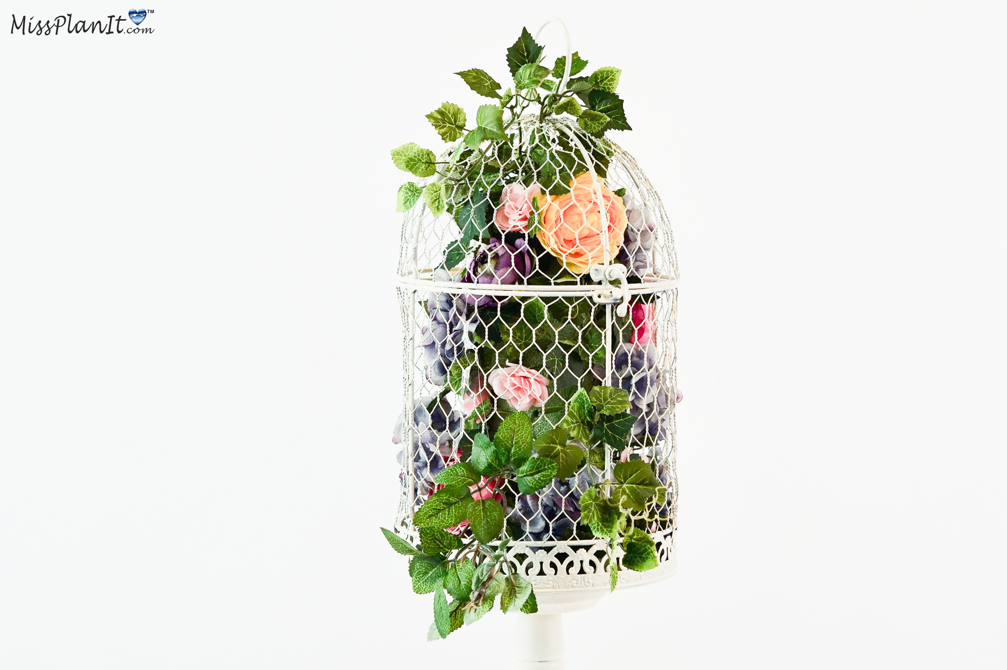 Birdcage Garden Wedding Centerpiece