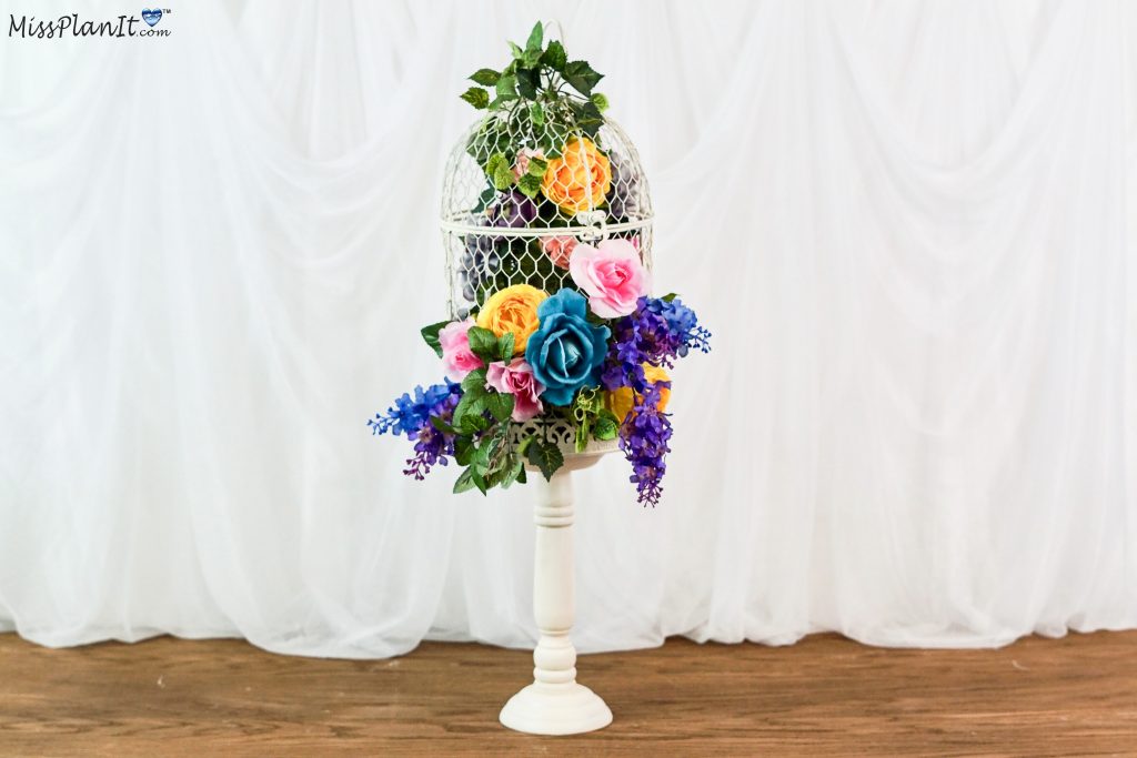 Birdcage Garden Wedding Centerpiece