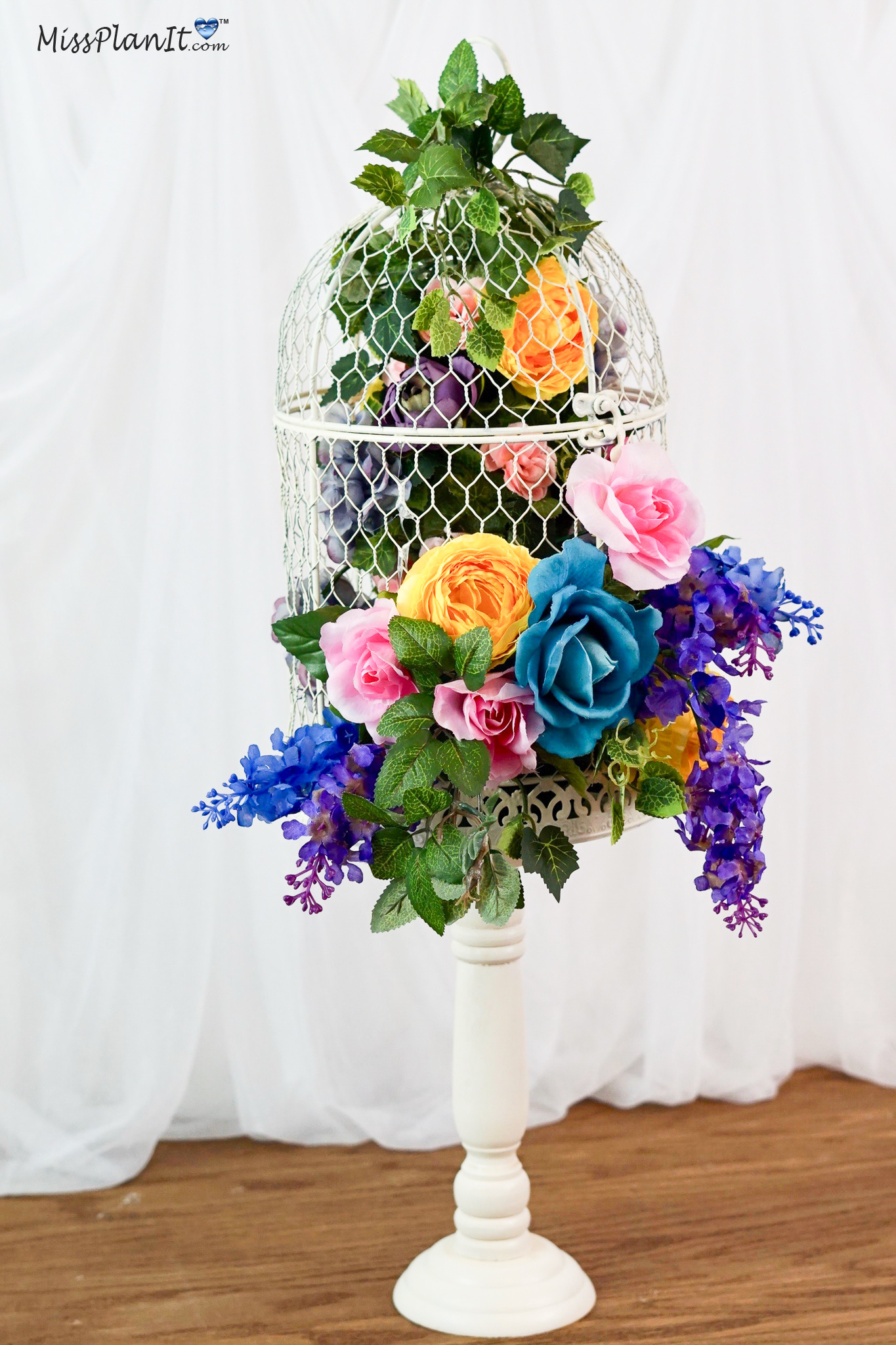 Birdcage Garden Wedding Centerpiece