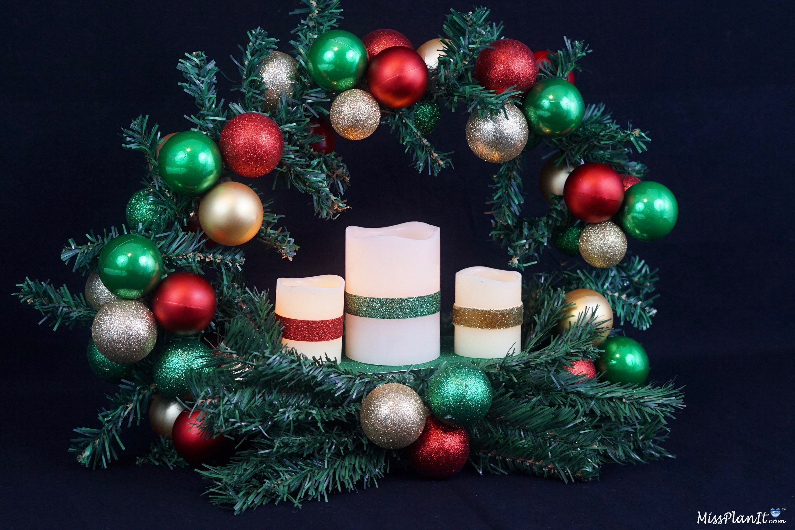 Christmas Wreath Centerpiece 11