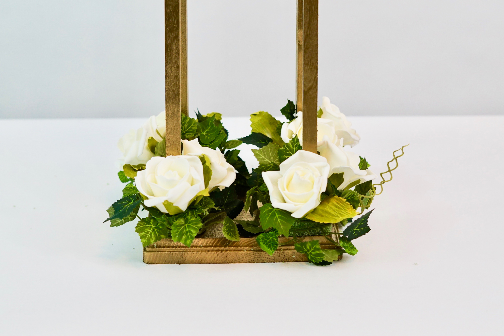 Circle Rose Garden Wedding Centerpiece 