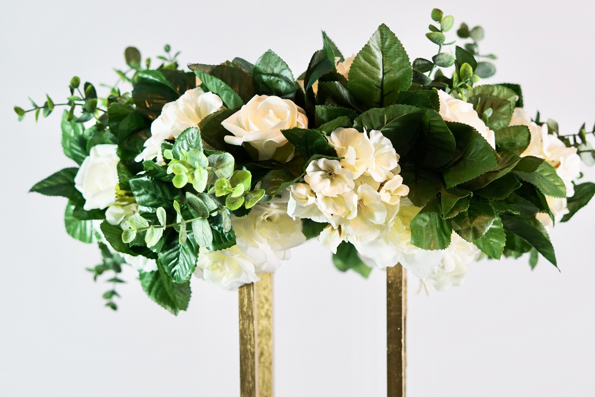 Circle Rose Garden Wedding Centerpiece 