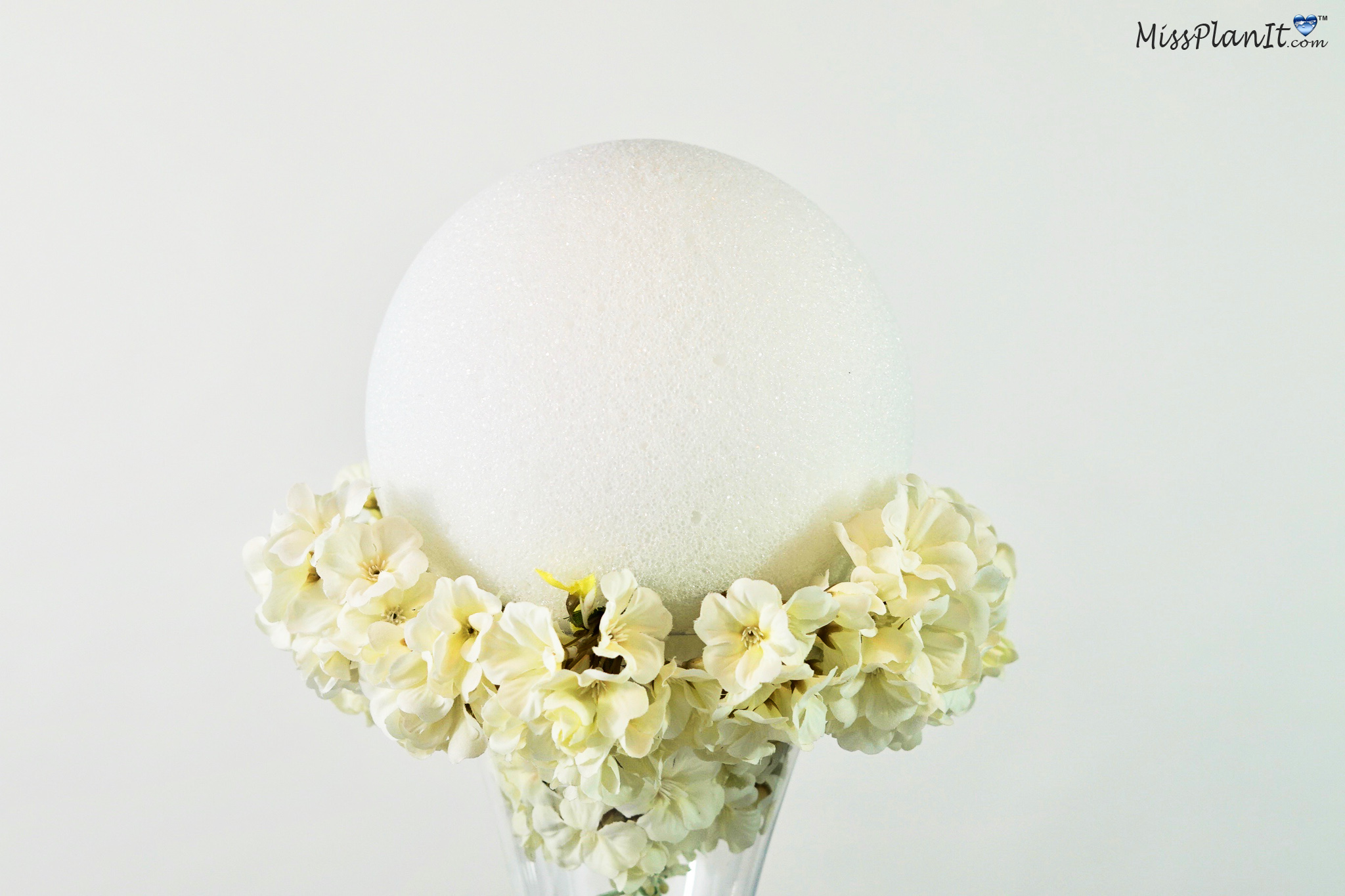 Cream Delight Elegant Wedding Centerpiece