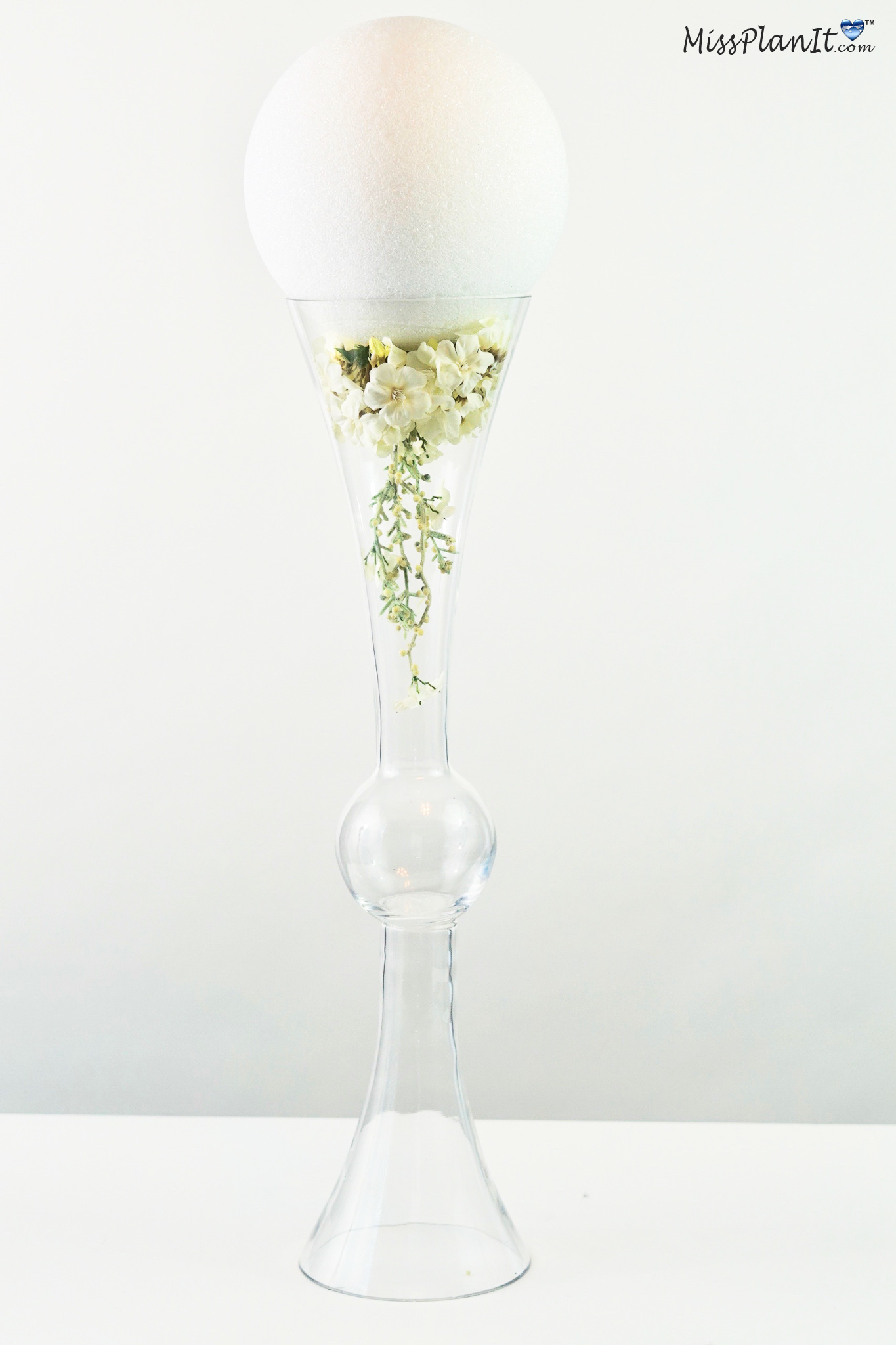 Cream Delight Elegant Wedding Centerpiece