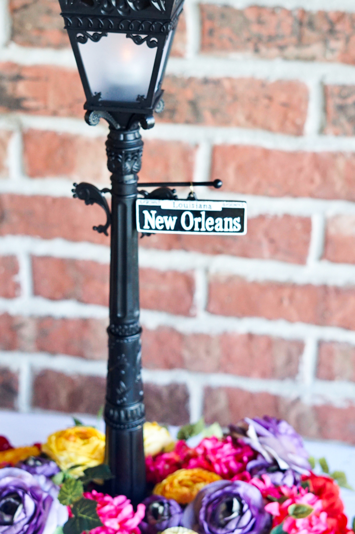 DIY New Orleans Wedding Centerpiece 