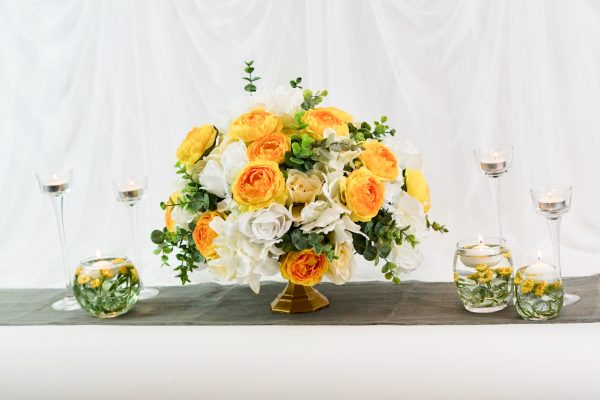 Yellow Wedding Centerpiece