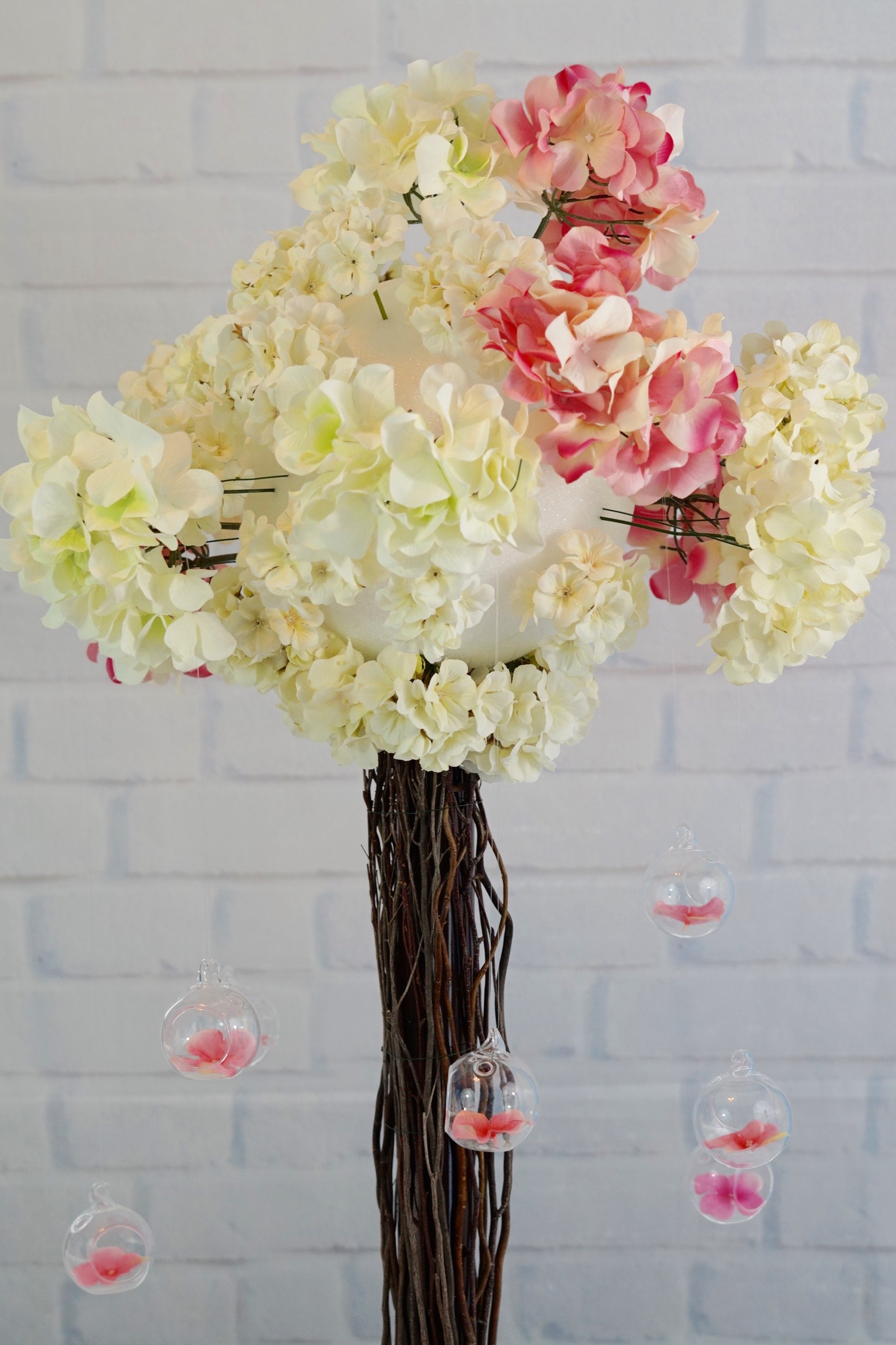 Pink Wedding Centerpiece