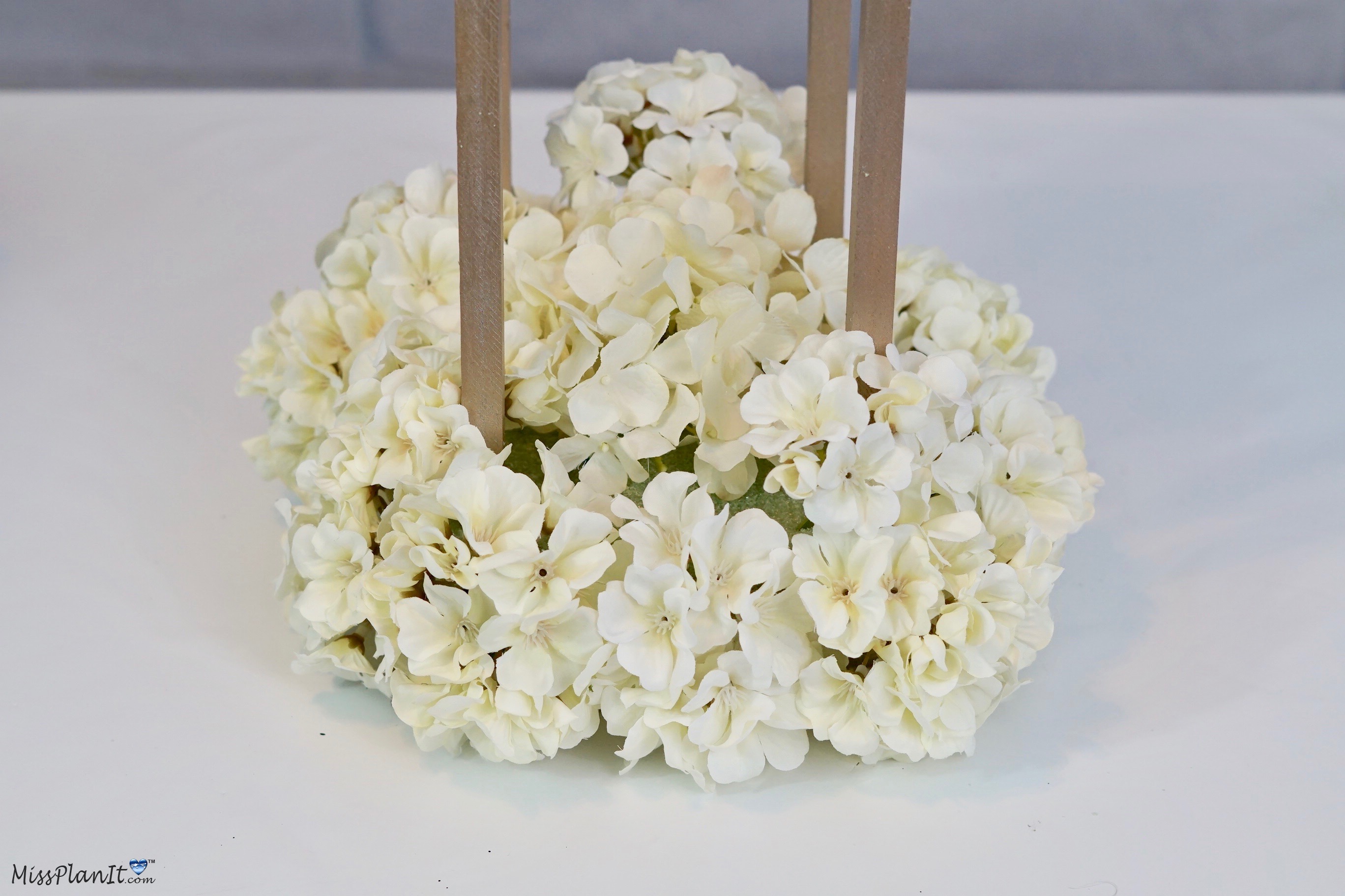 Gold Stand Wedding Centerpiece