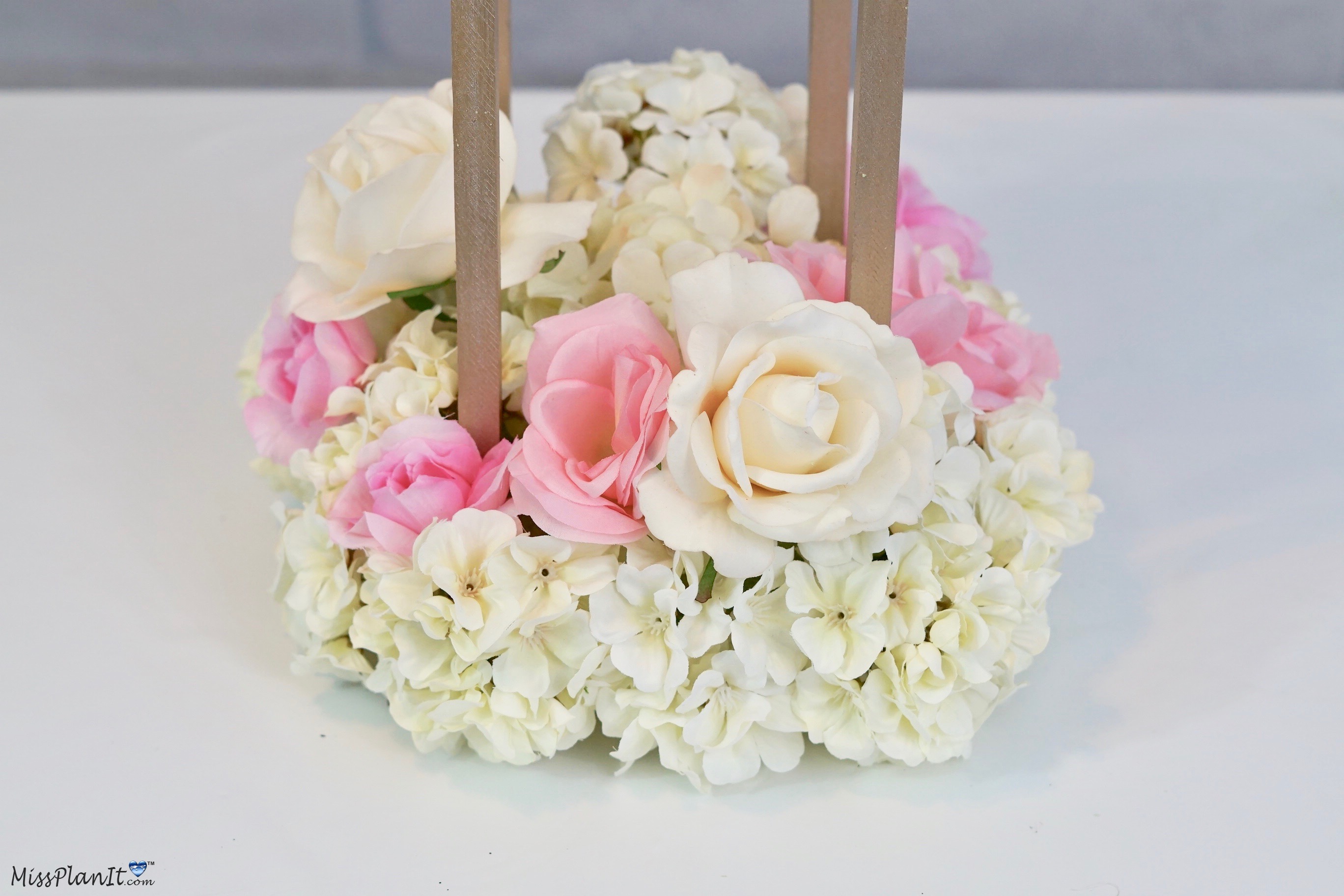 Gold Stand Wedding Centerpiece