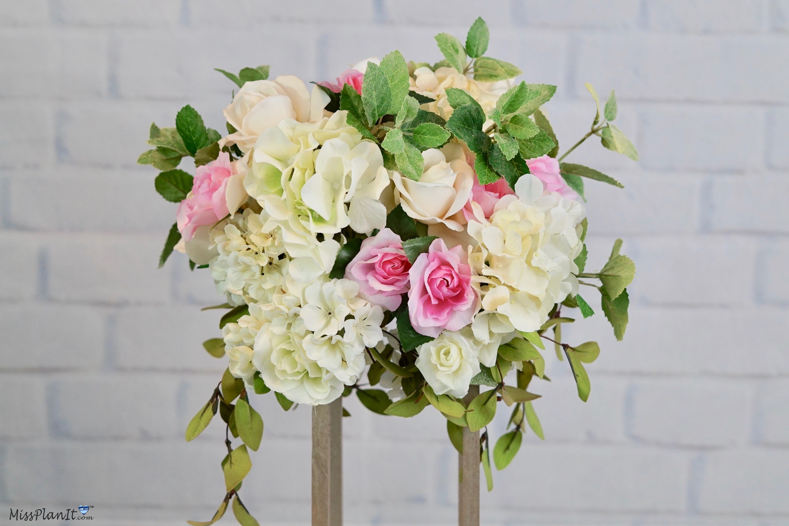 Gold Stand Wedding Centerpiece