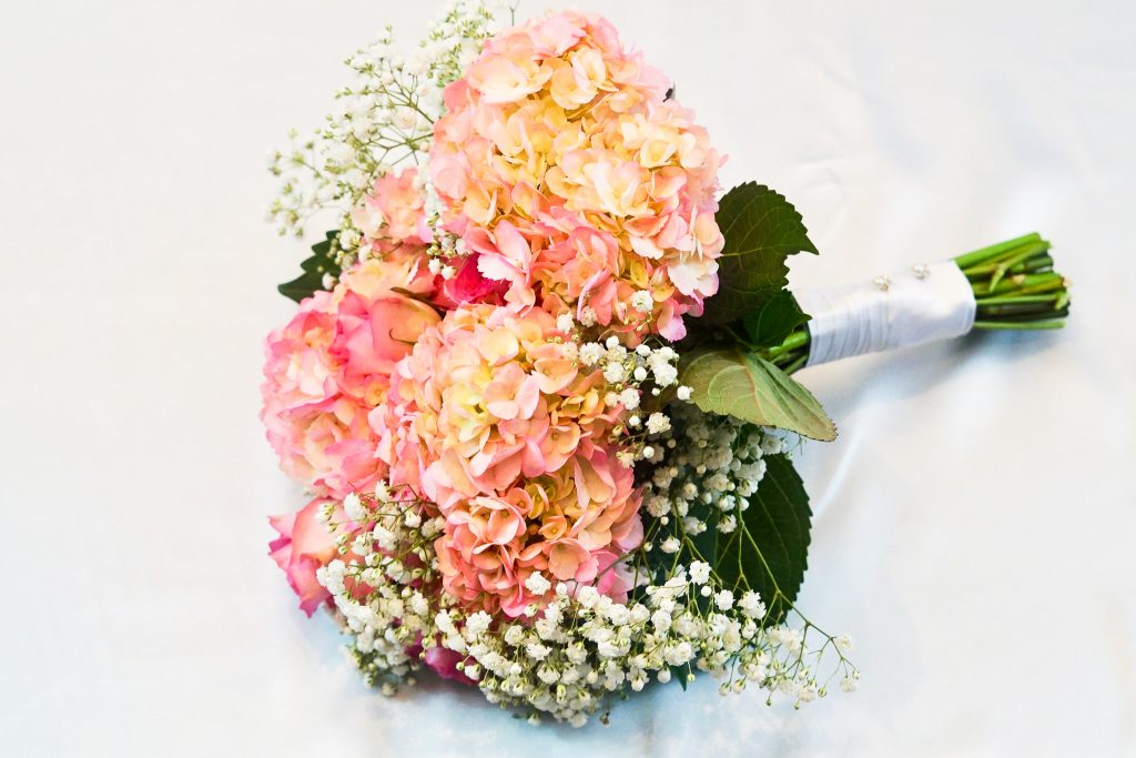 Vintage Fresh Flower Bridal Bouquet