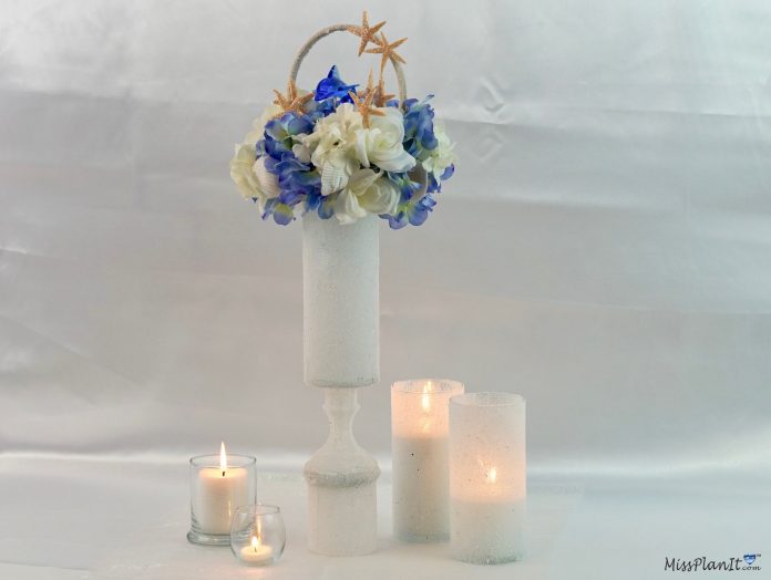 Dolphin Beach Wedding Centerpiece