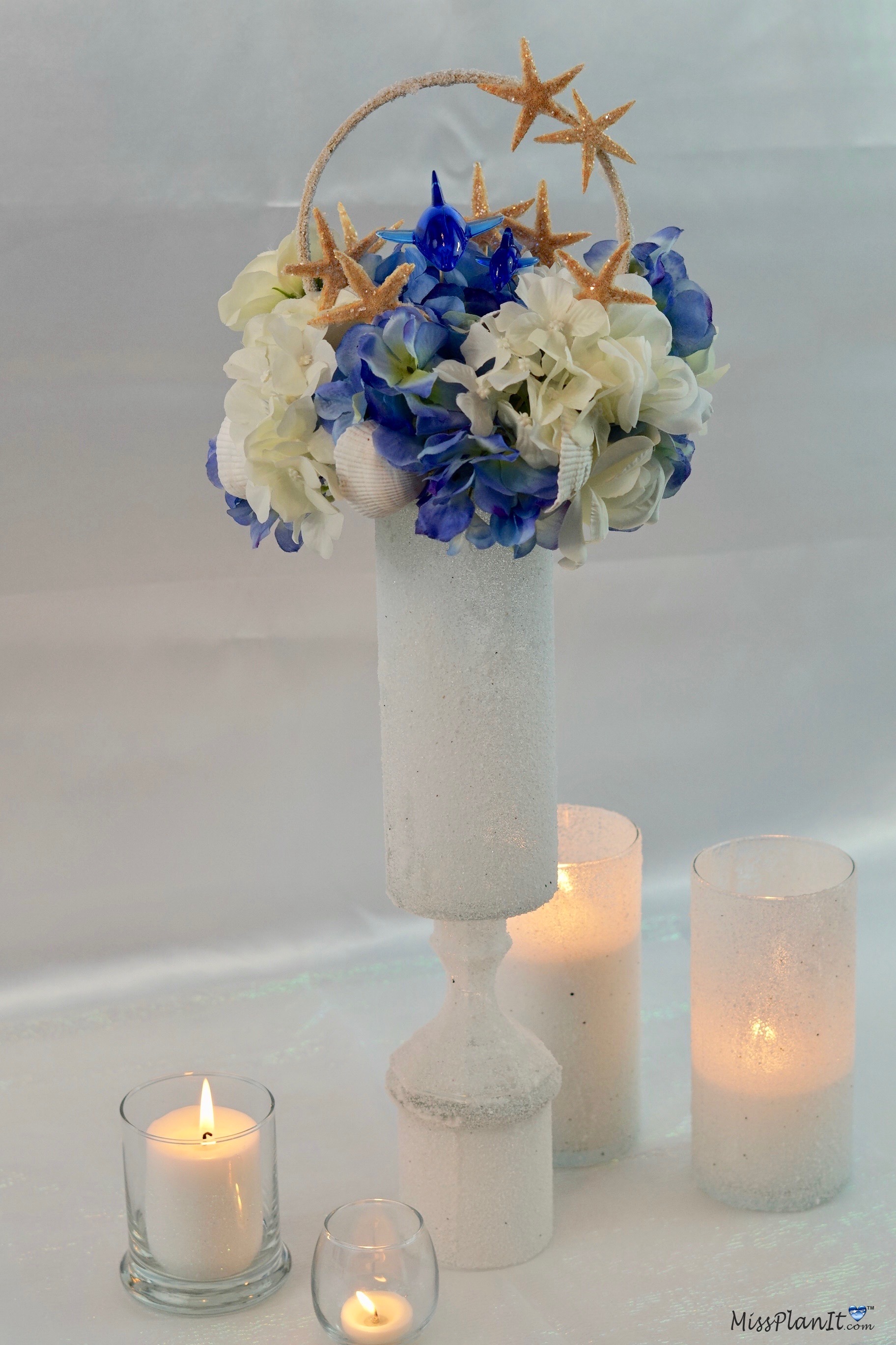 Dolphin Beach Wedding Centerpiece