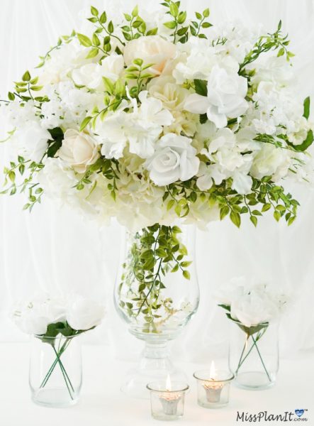 Elegant Rose Wedding Centerpiece