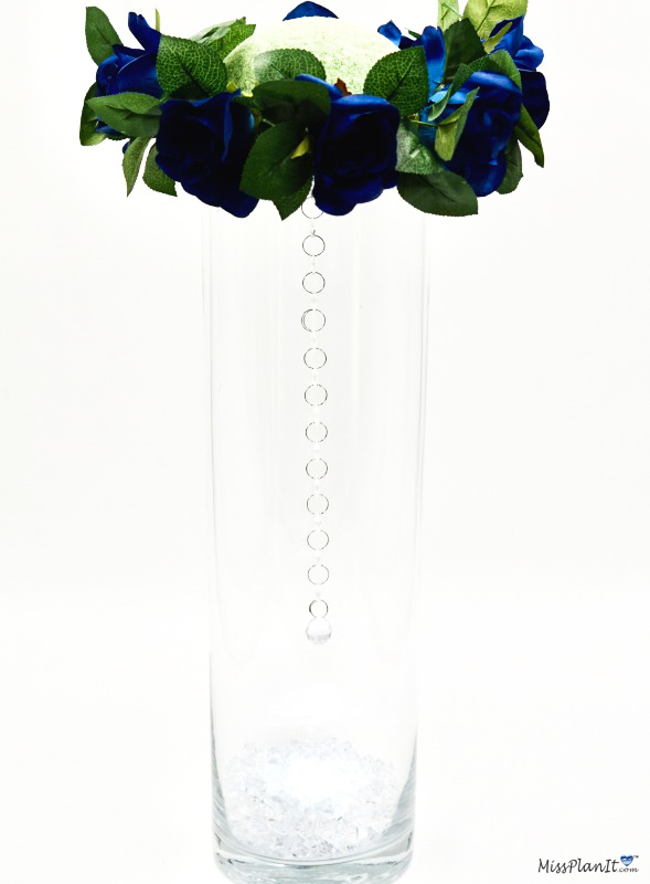 Blue Wedding Aisle Decor