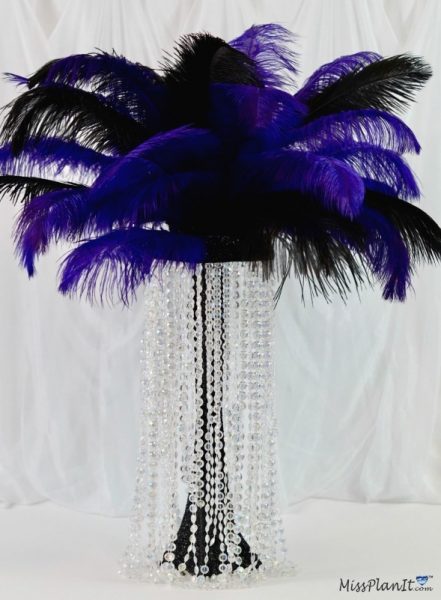 Hollywood Glam Wedding Centerpiece