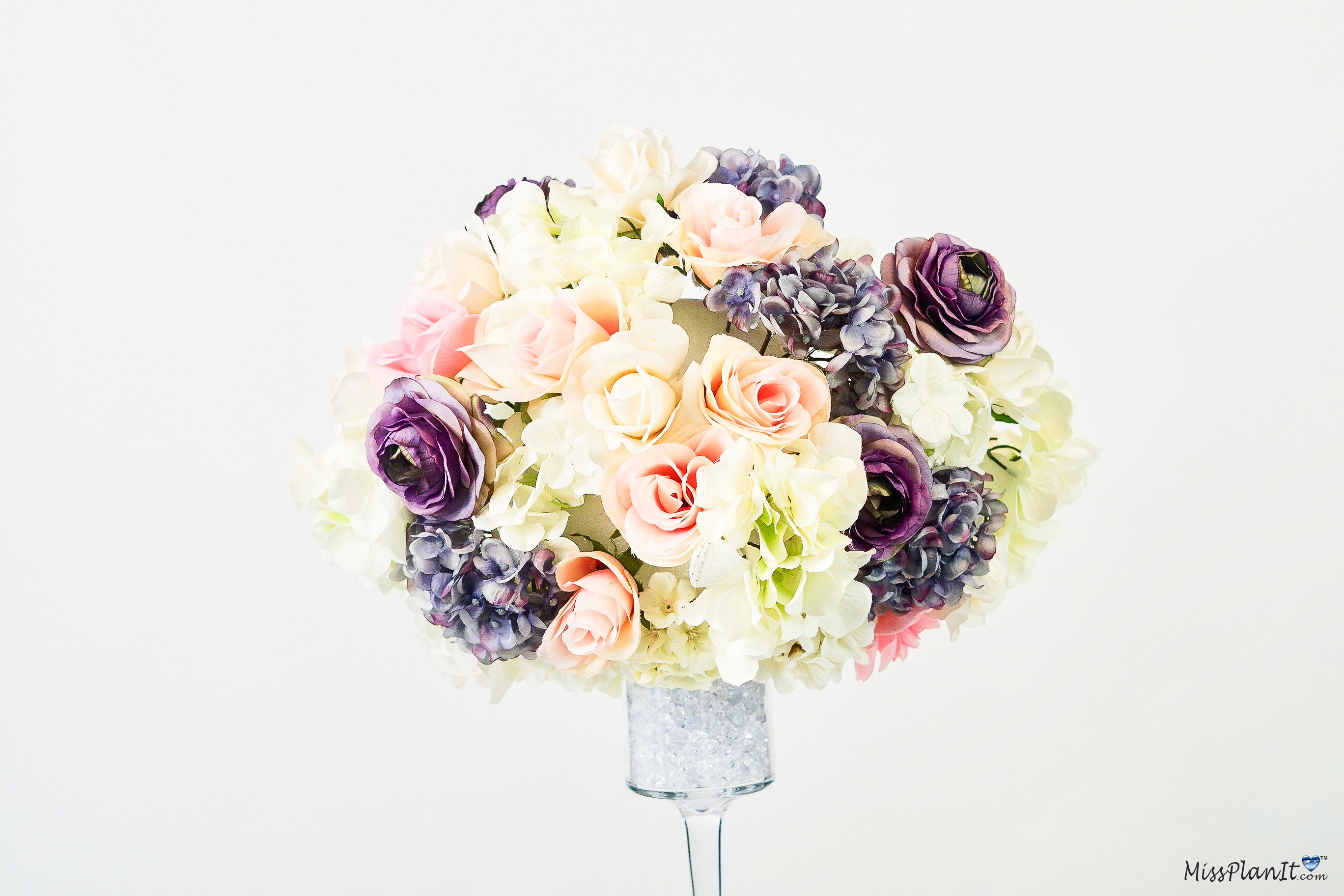 Glam Spring Wedding Centerpiece