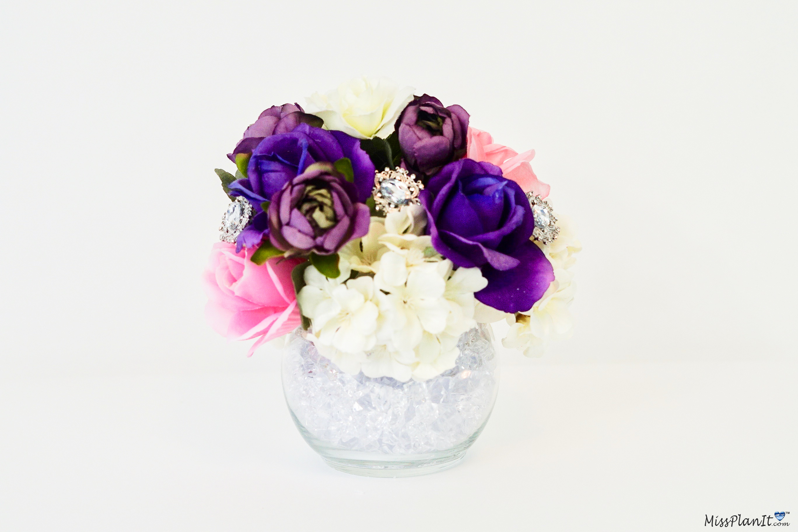 Glam Spring Wedding Centerpiece