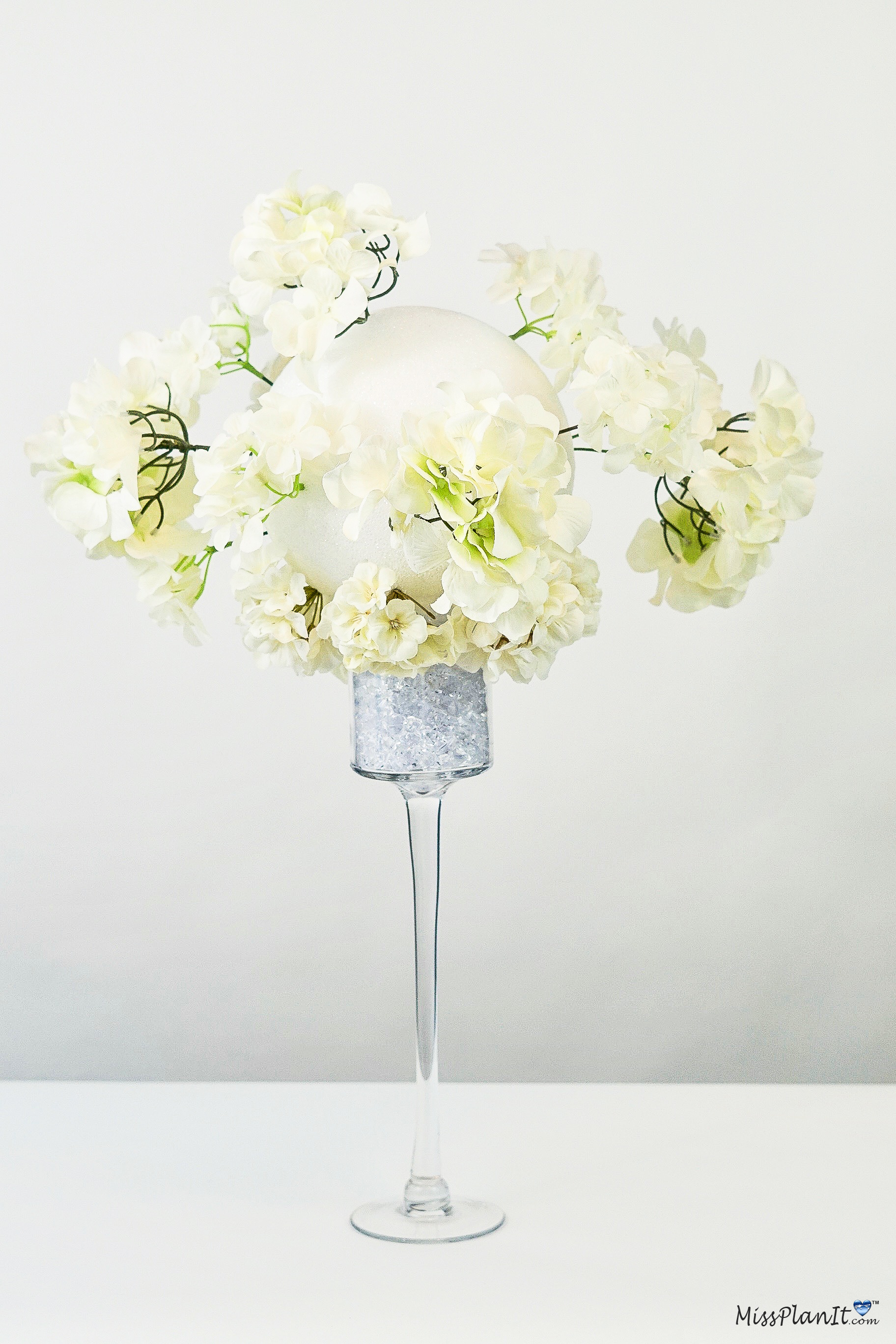 Glam Spring Wedding Centerpiece