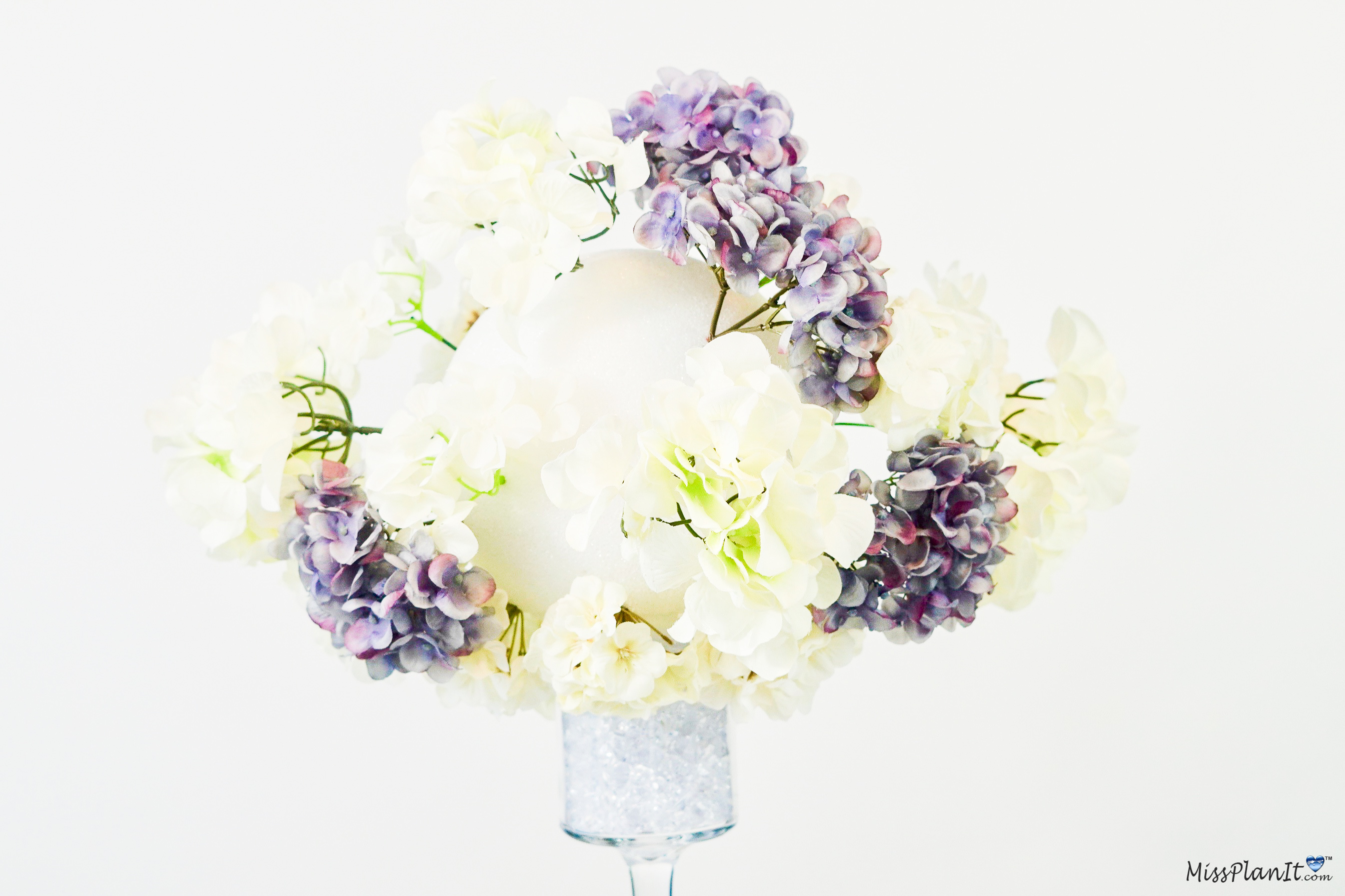 Glam Spring Wedding Centerpiece