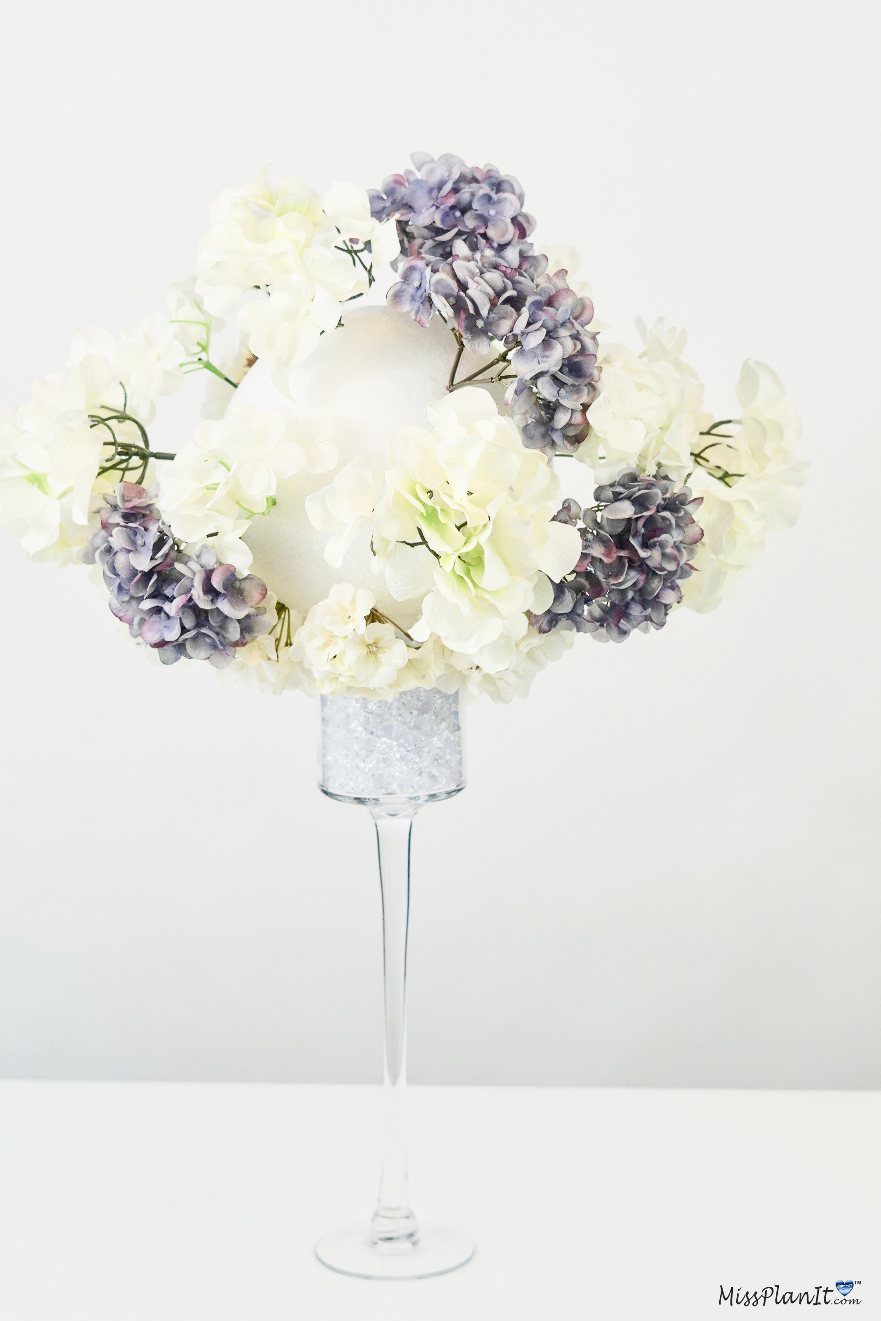 Glam Spring Wedding Centerpiece