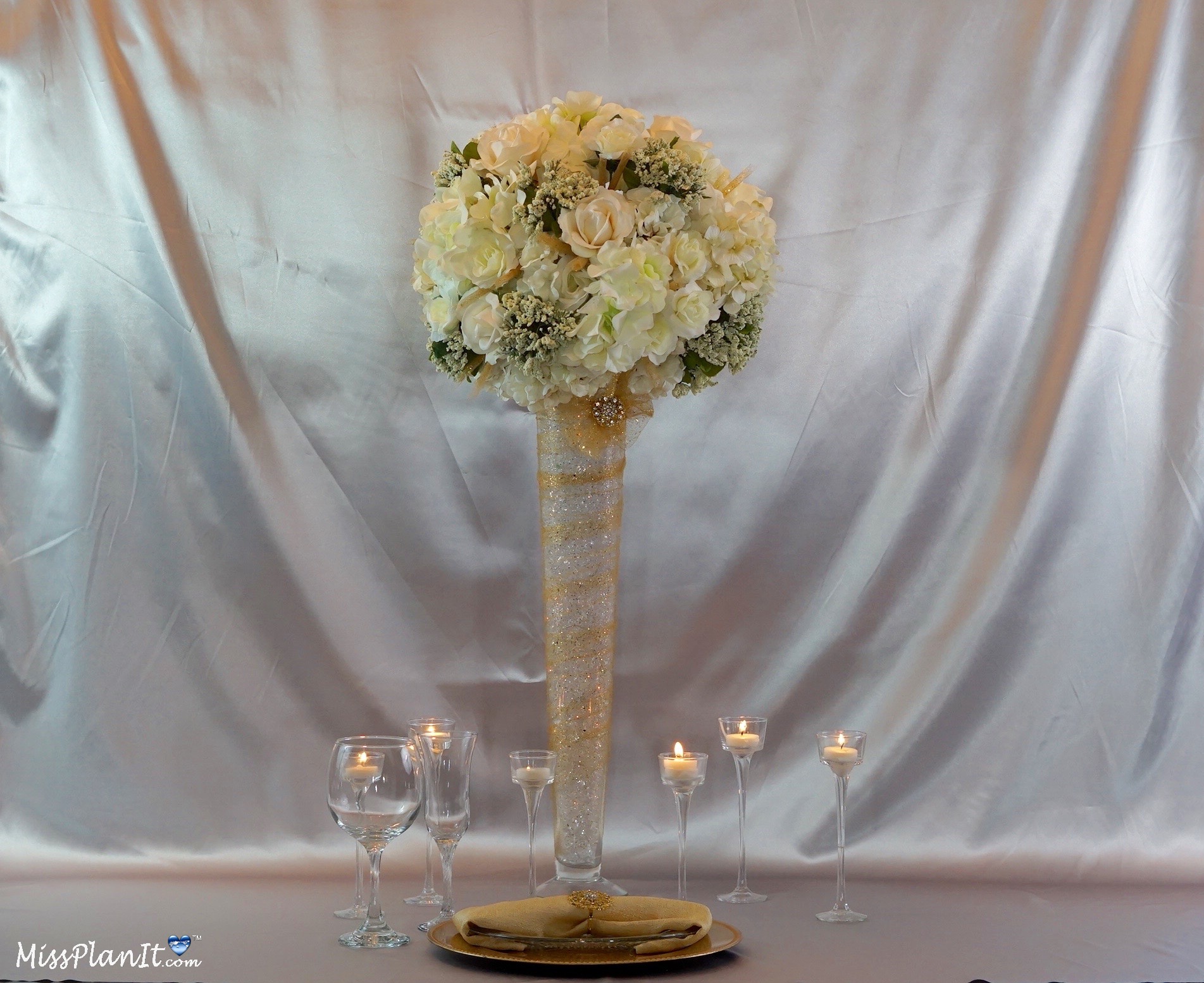 Gold Wedding Centerpiece 17