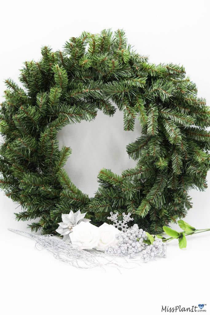 White Christmas Wreath