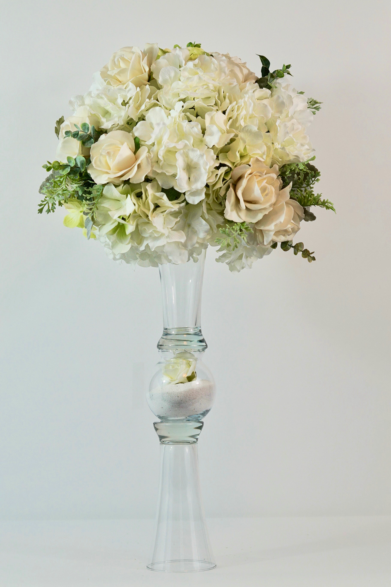 Mint Beach Wedding Centerpiece 