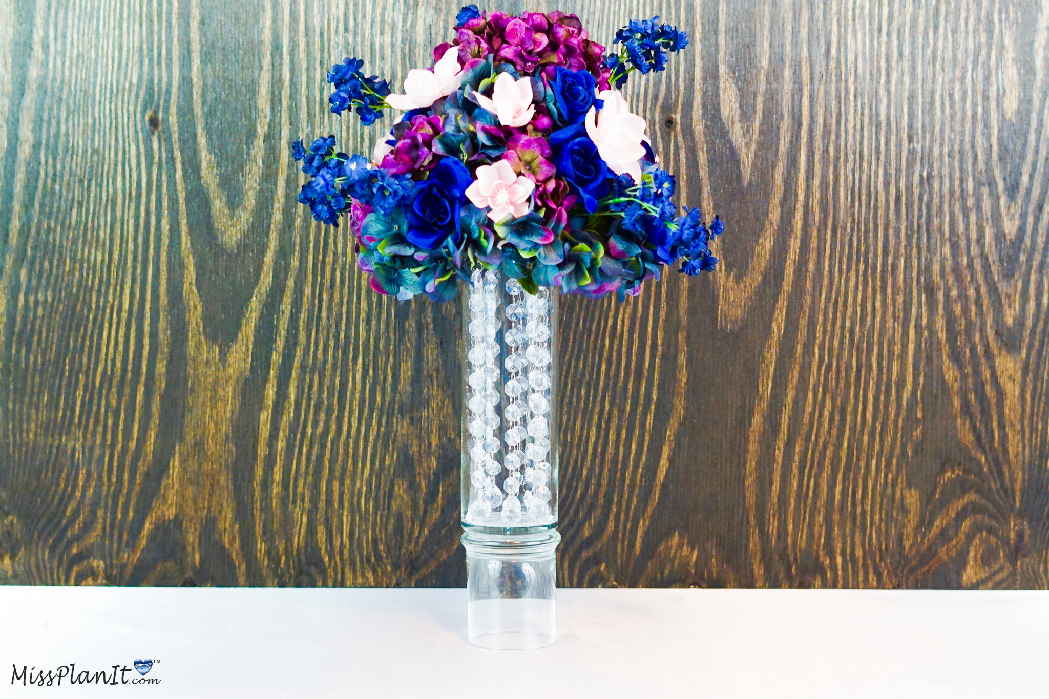 Navy Blue and Plum Wedding 