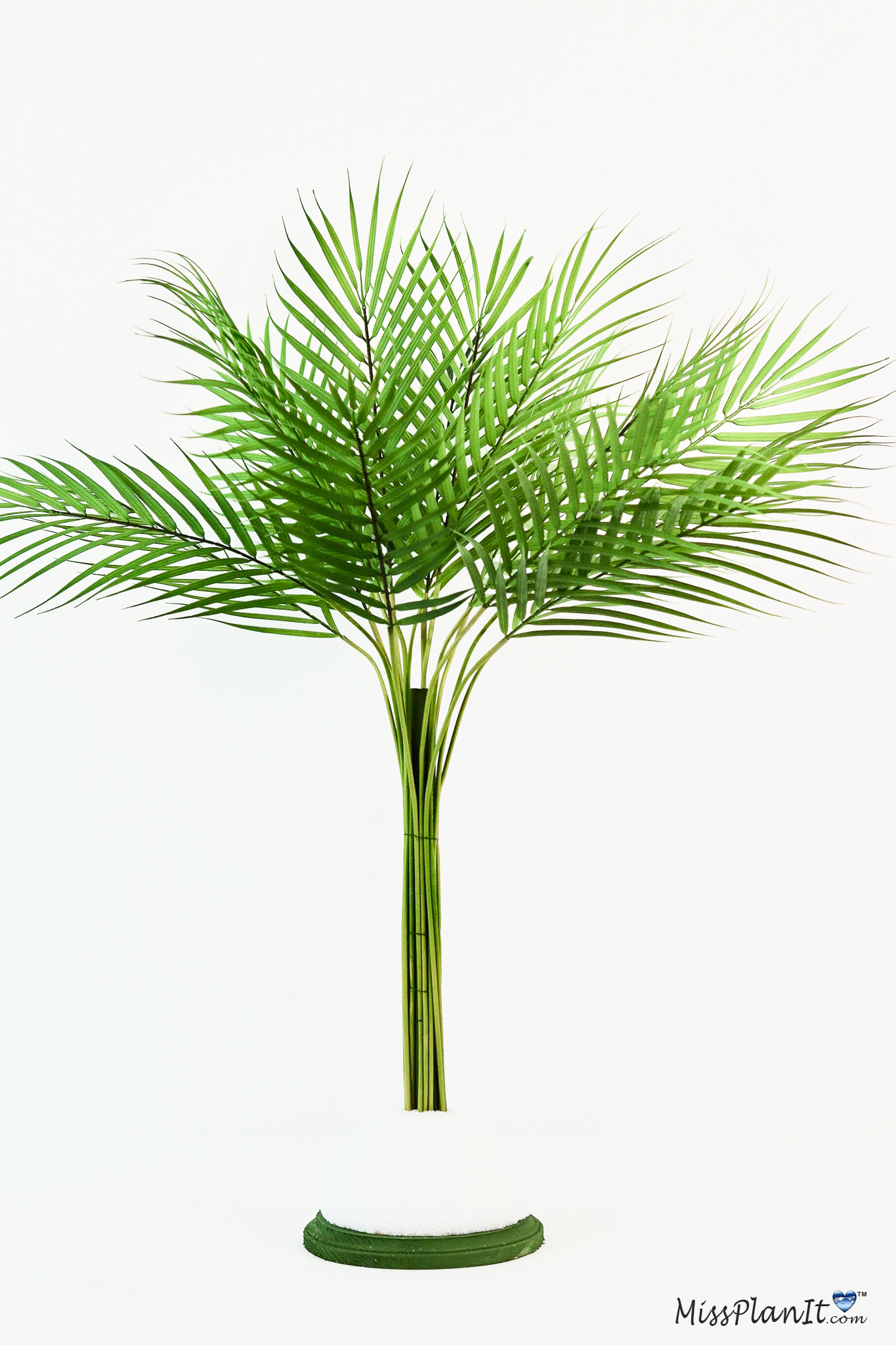 Palm Tree Tropical Wedding Centerpiece