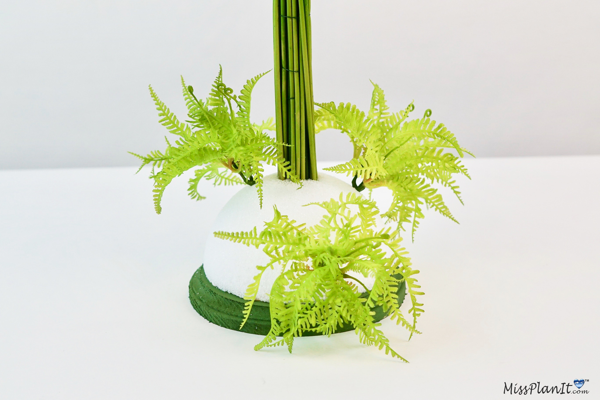 Palm Tree Tropical Wedding Centerpiece