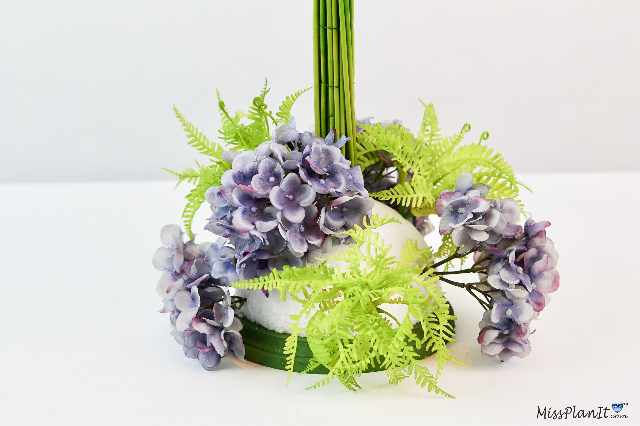 Palm Tree Tropical Wedding Centerpiece