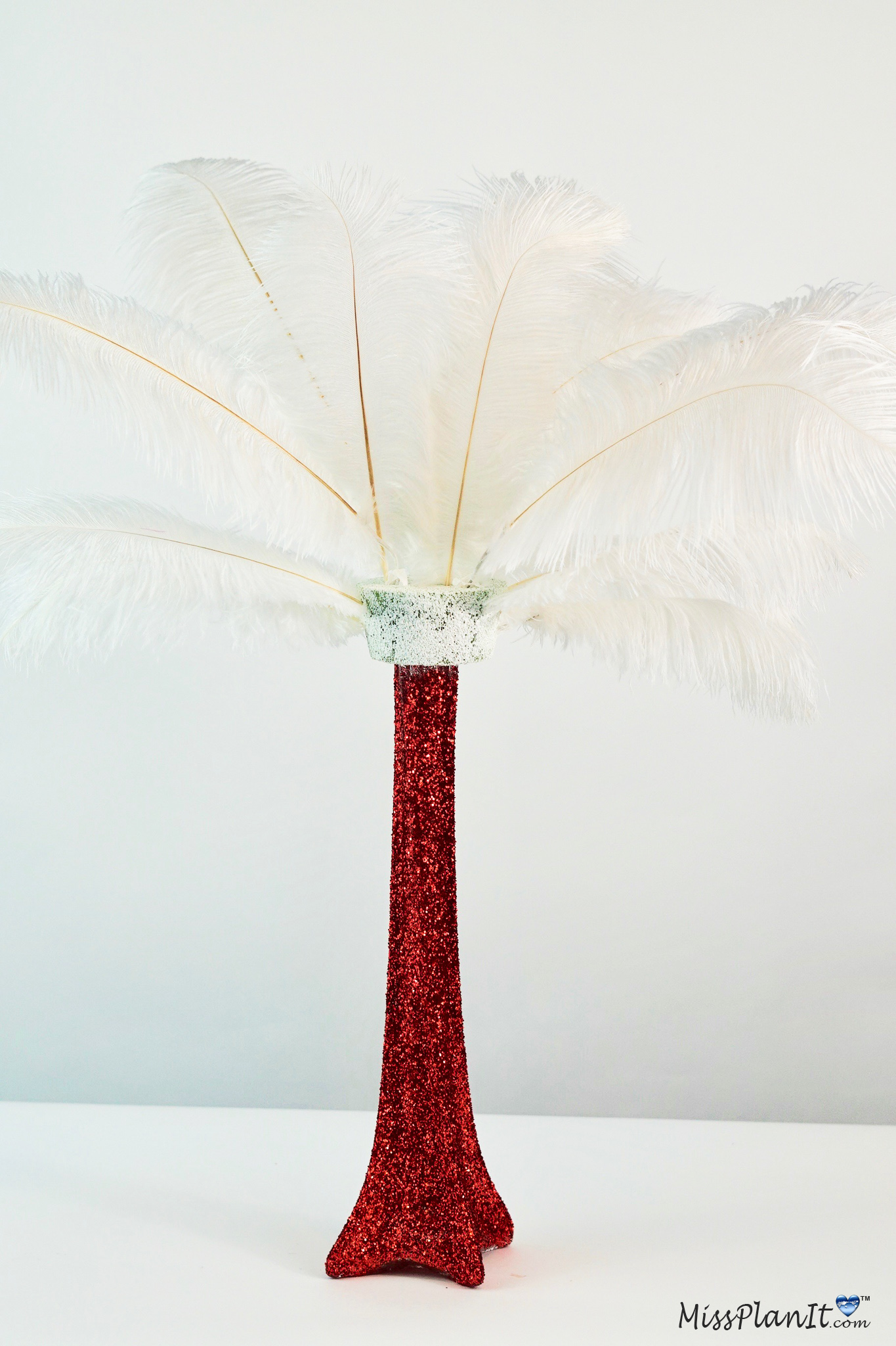 Red Masquerade Centerpiece