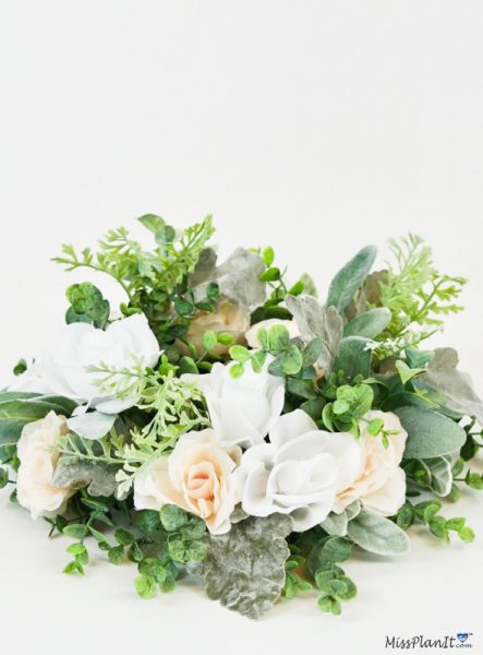 Rose Gold Umbrella Table Wedding Centerpiece