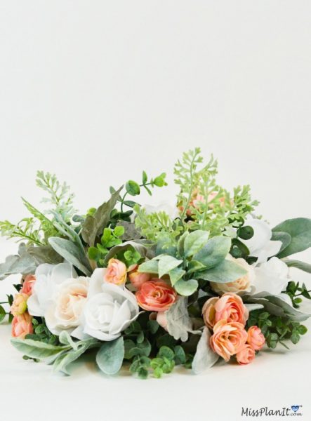 Rose Gold Umbrella Table Wedding Centerpiece