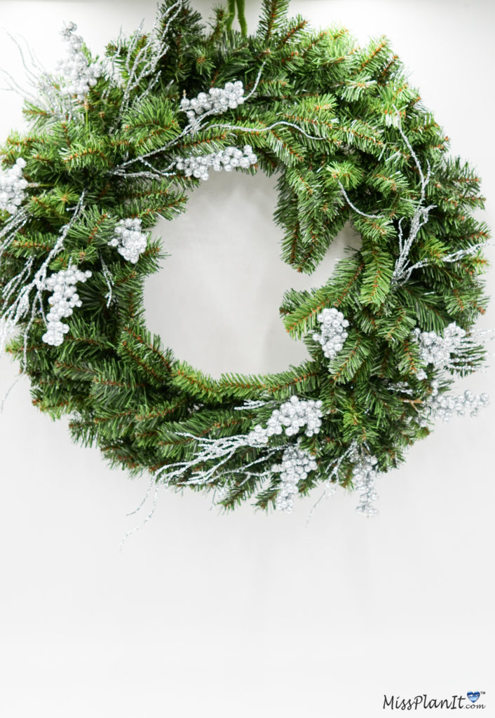 White Christmas Wreath