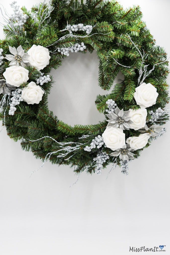 White Christmas Wreath