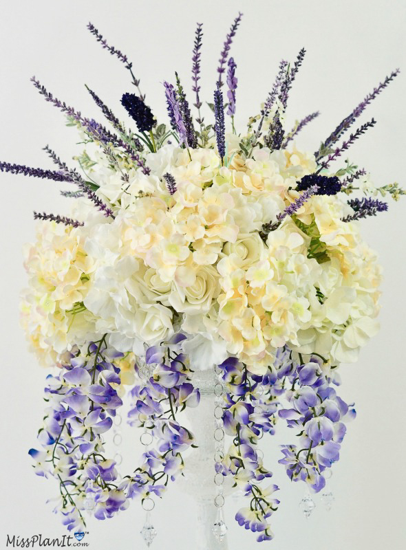 Lavender Wedding Centerpiece