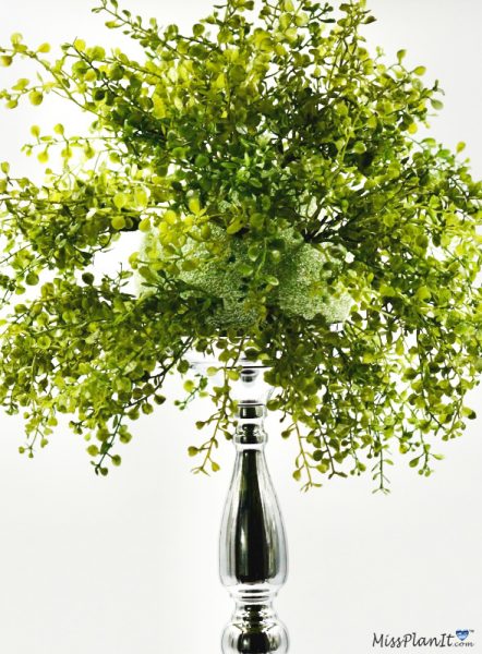 Greenery Candlestick Wedding Centerpiece